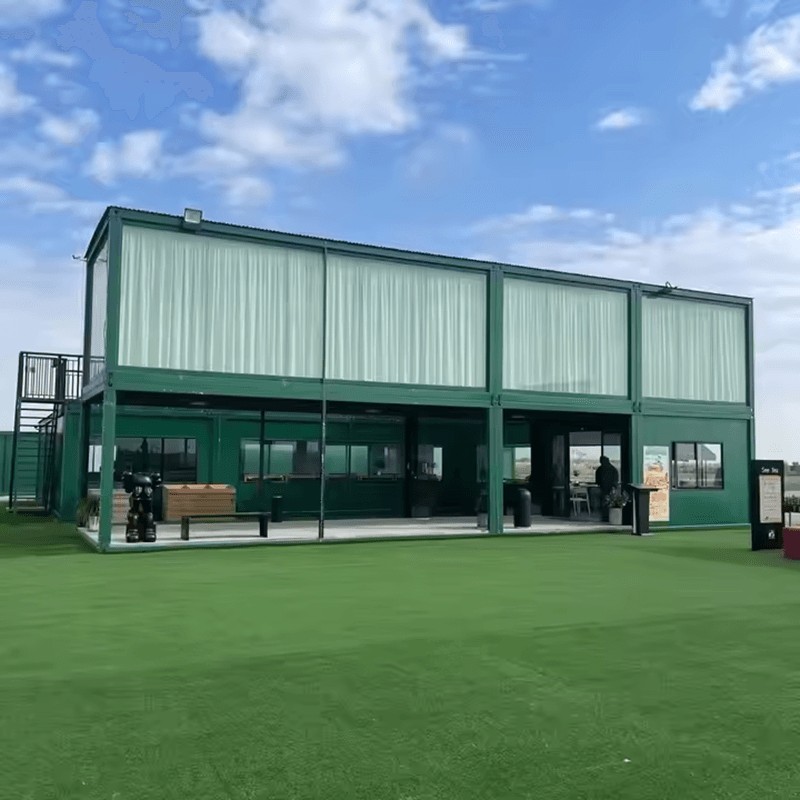 ห้องซันเคลือบสองชั้นบ้านคอนเทนเนอร์สำเร็จรูปแบบขยายได้ ห้องซันเคลือบสองชั้นบ้านคอนเทนเนอร์สำเร็จรูปแบบขยายได้