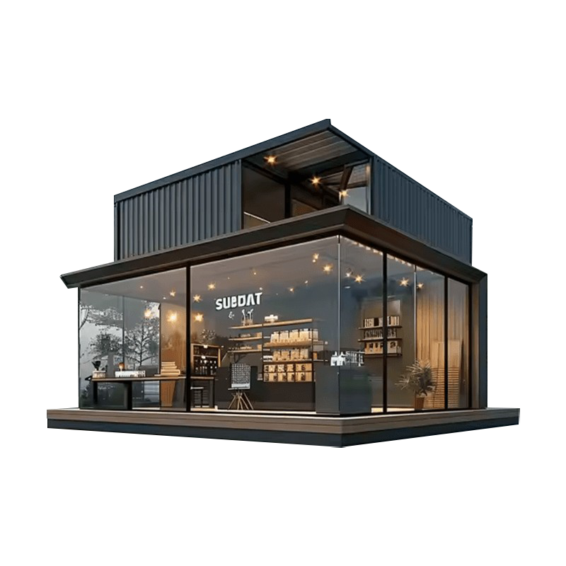 บ้านคอนเทนเนอร์สำเร็จรูปสำหรับร้านค้า