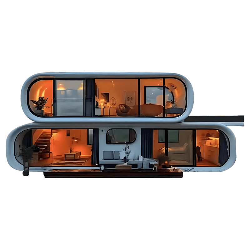Space Capsule Mobile Houses บ้านคอนเทนเนอร์แบบโมดูลาร์