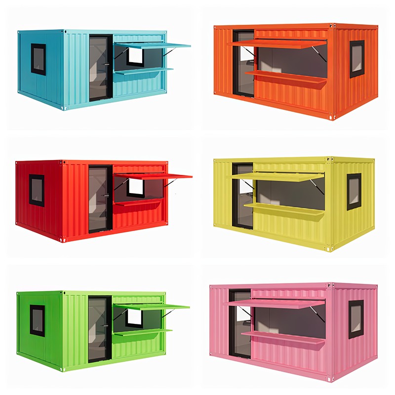 ร้านคอนเทนเนอร์ขนาดเล็ก (แผ่นผนังลูกฟูก) ร้านคอนเทนเนอร์ขนาดเล็ก (แผ่นผนังลูกฟูก)