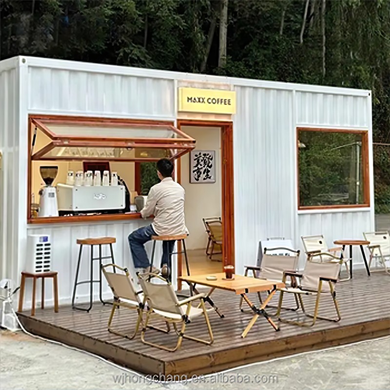 ร้านคอนเทนเนอร์ขนาดเล็ก (แผ่นผนังลูกฟูก) ร้านคอนเทนเนอร์ขนาดเล็ก (แผ่นผนังลูกฟูก)