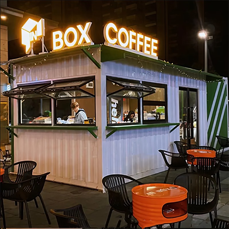 ร้านคอนเทนเนอร์ขนาดเล็ก (แผ่นผนังลูกฟูก) ร้านคอนเทนเนอร์ขนาดเล็ก (แผ่นผนังลูกฟูก)